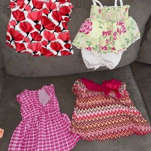 6 month girls summer tops